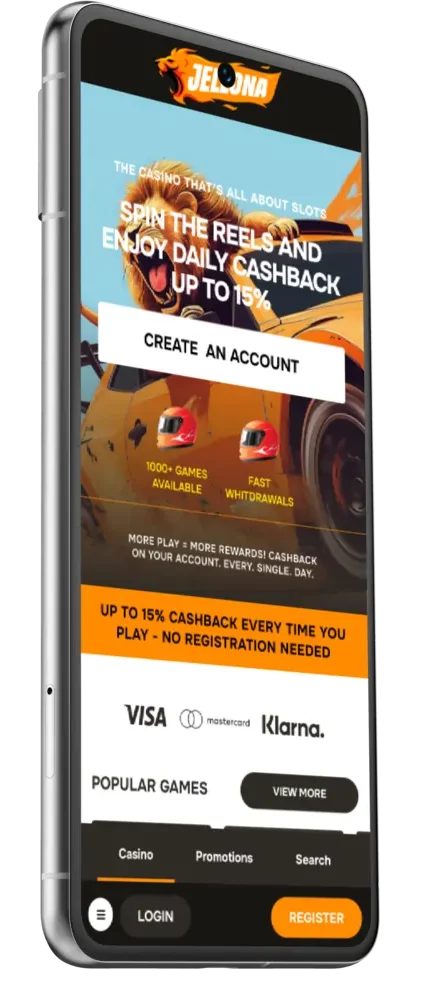 Jellona Kasino mobiili app